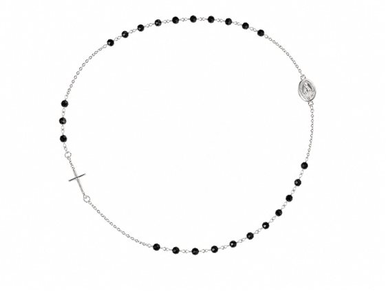 Necklace Idee Preziose dal 1987 Man in White Gold Pietre dure IP.CK18B/46 - IP.CK18B/46